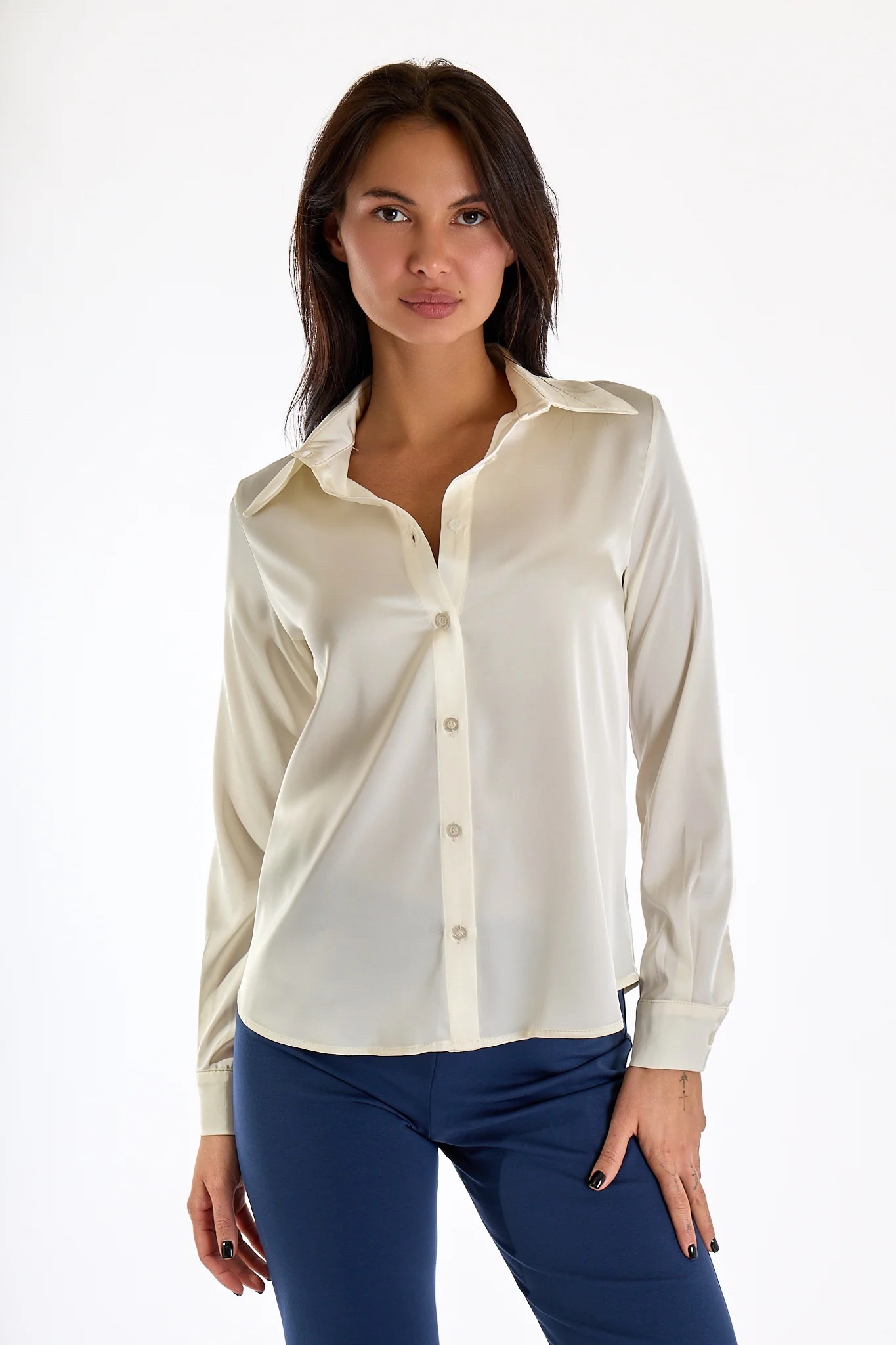 Camicia in Raso Donna - immagine 3