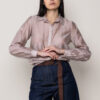 Camicia Lokita Milano in Lyocell con Pietre sul Collo