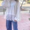 Maglia con Frange Have One Bianca