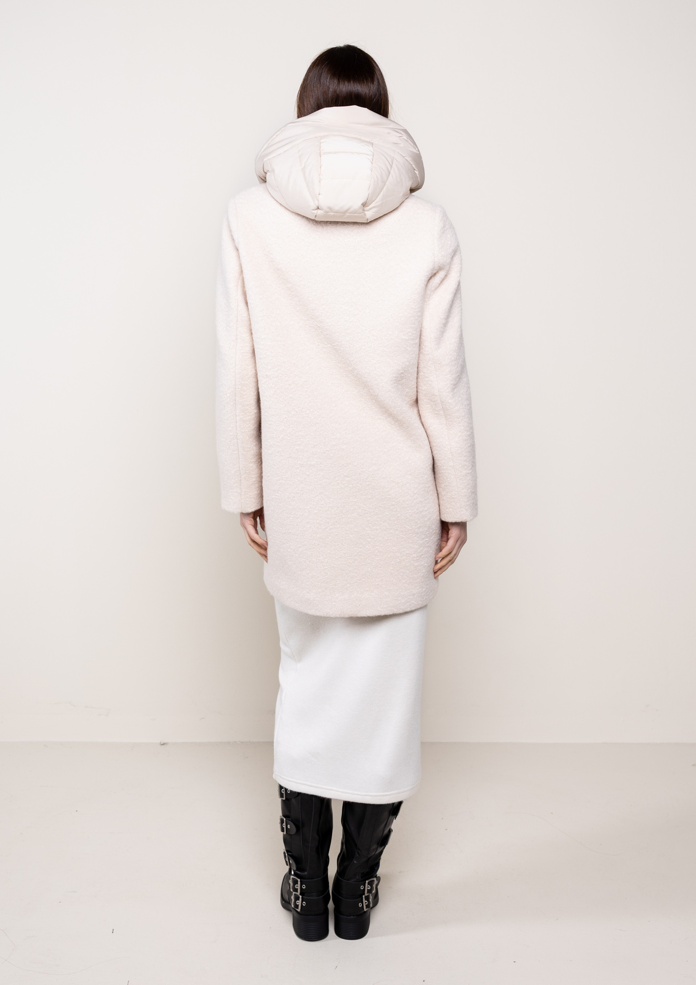 Cappotto Bouclé Lokita Milano Avorio - immagine 4